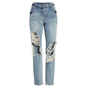 😍NWOT AFRM Cyrus Ripped High Waist Ankle Jeans😍